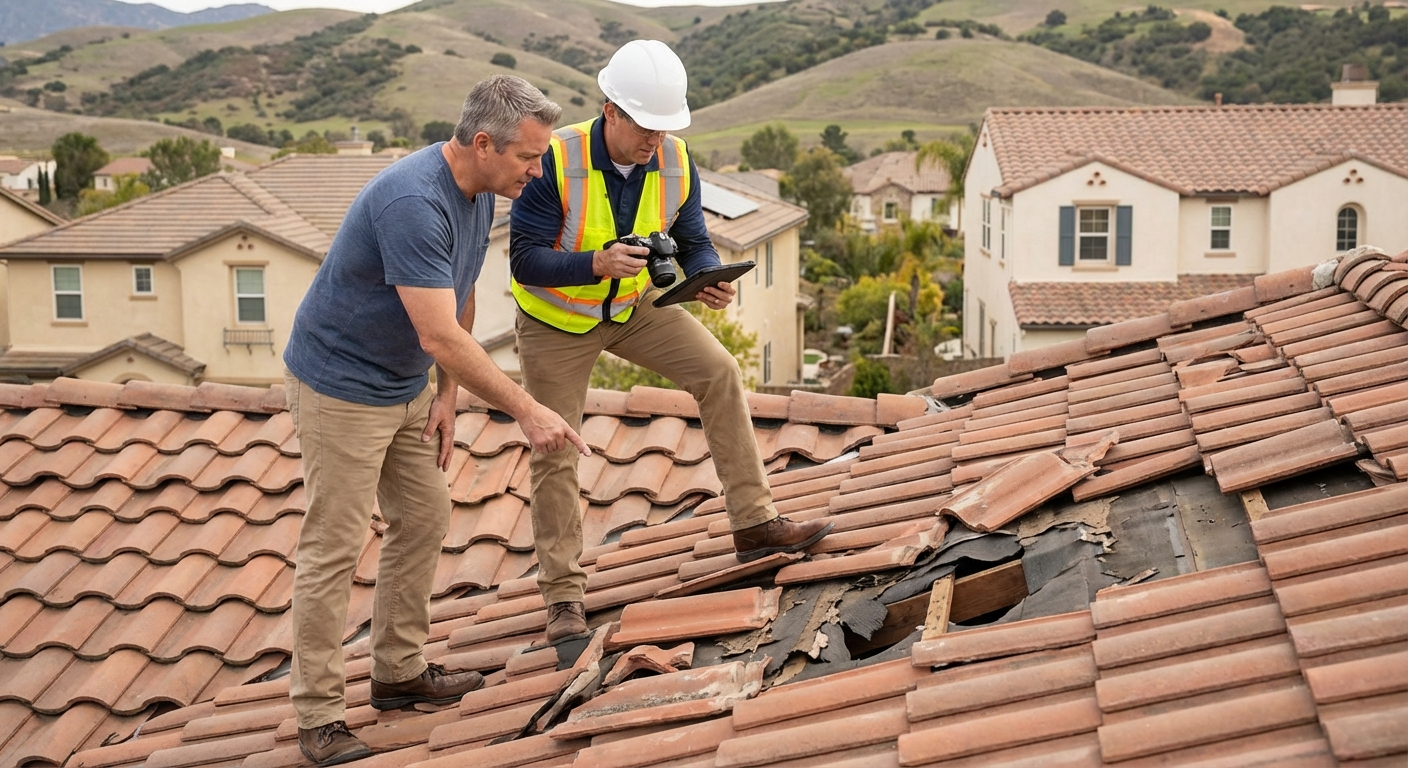 california home insurance roof damage claims - California insurance guide